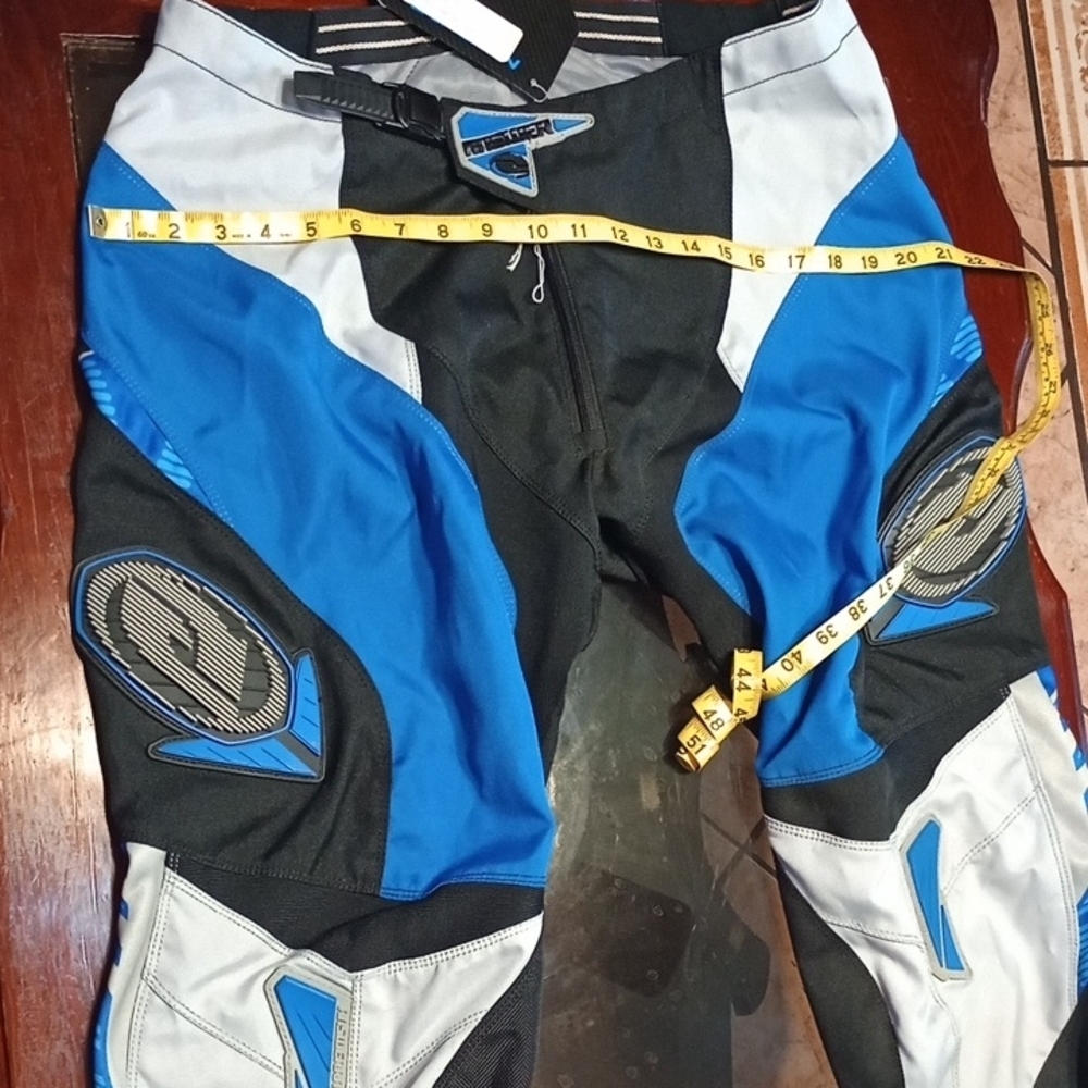 Answer Motocross Racing Riding Men's Black and Blue Pants - Picture 4 of 16